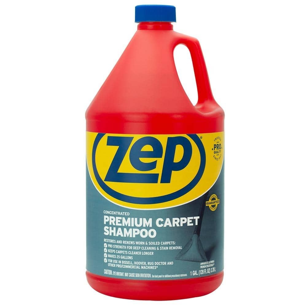 ZEP 1 Gal Premium Carpet Shampoo Concentrate Carpet Rug Upholstery Cleaner