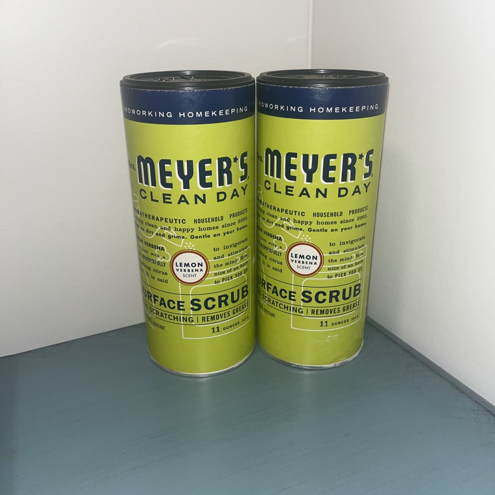 2X Mrs Meyer’s Clean Day Surface Scrub Lemon Verbena HTF