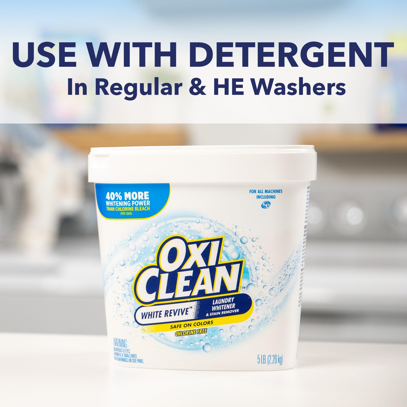 OxiClean White Revive Laundry Whitener and Stain Remover 80 Ounce (Pack of 1)