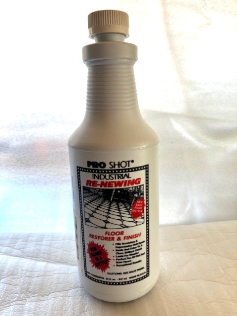 Pro Shot Industrial Re-Newing Floor Restorer & Finish, Two Bottles = 49.5 Oz.