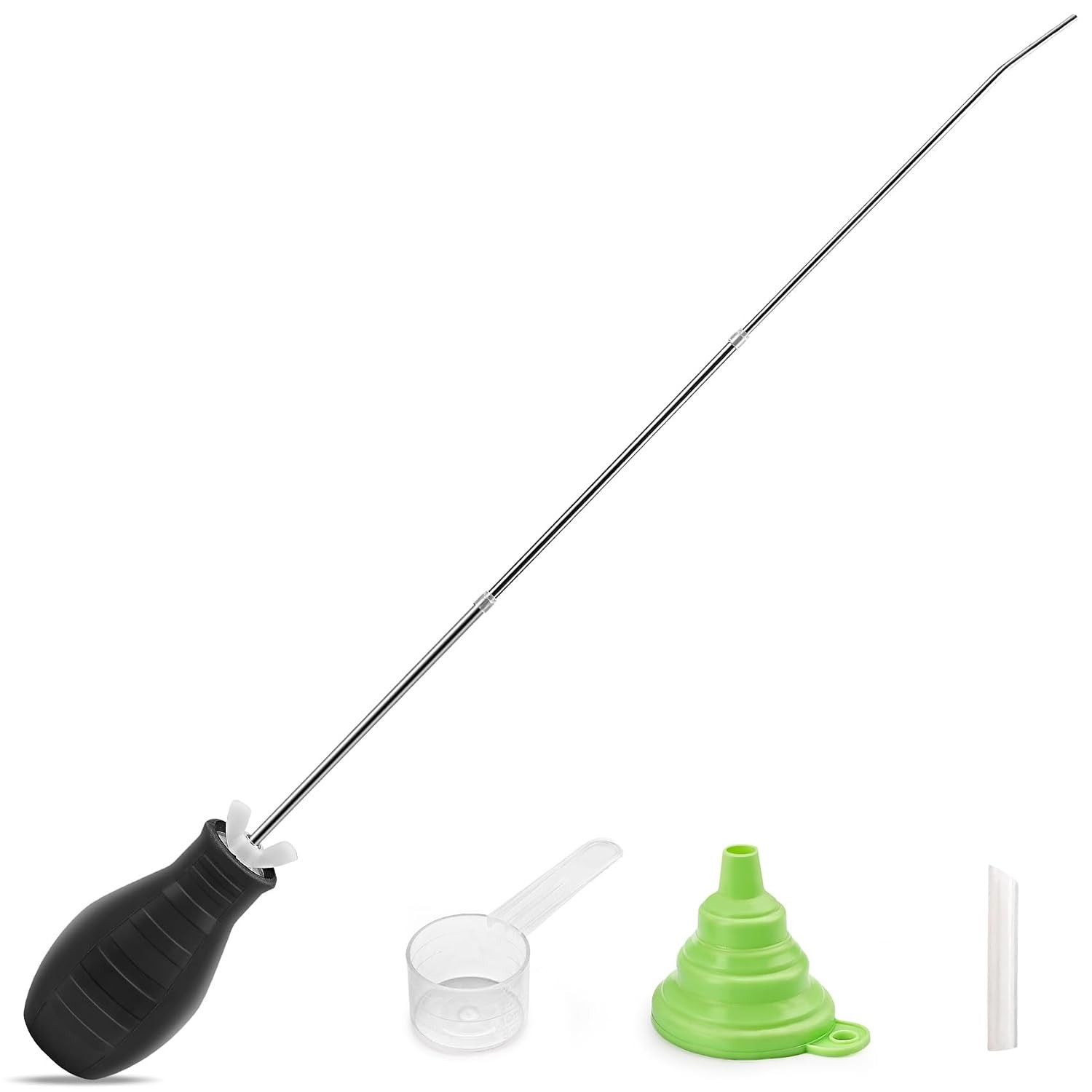 Diatomaceous Earth Powder Duster Extendable Long Tubes 5”-22′ Handled Powder