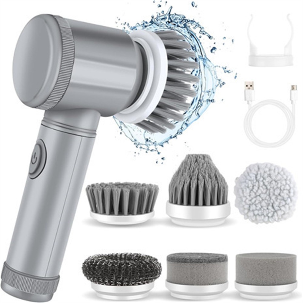 Power Scrubber Cordless Electric, Rotary Spin Cleaning Brush for Tub Floor Shoe