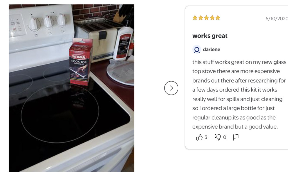 Weiman Glass Stove Top Complete Cleaning Kit Cleaner Scrubber & Scraper Included