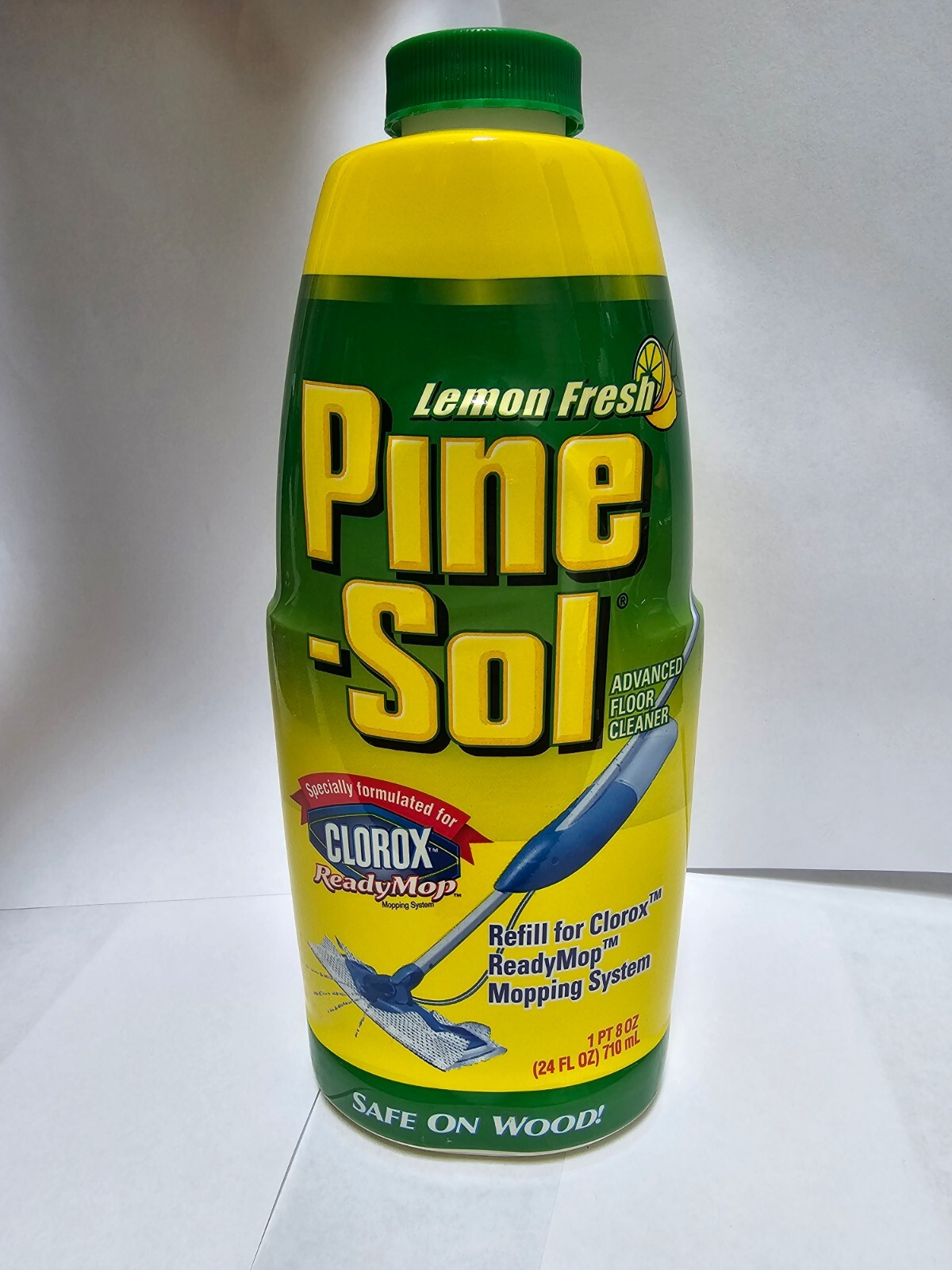 Clorox Ready Mop Pinesol Lemon Fresh Advanced Floor Cleaner Refill Bottle 24 oz.