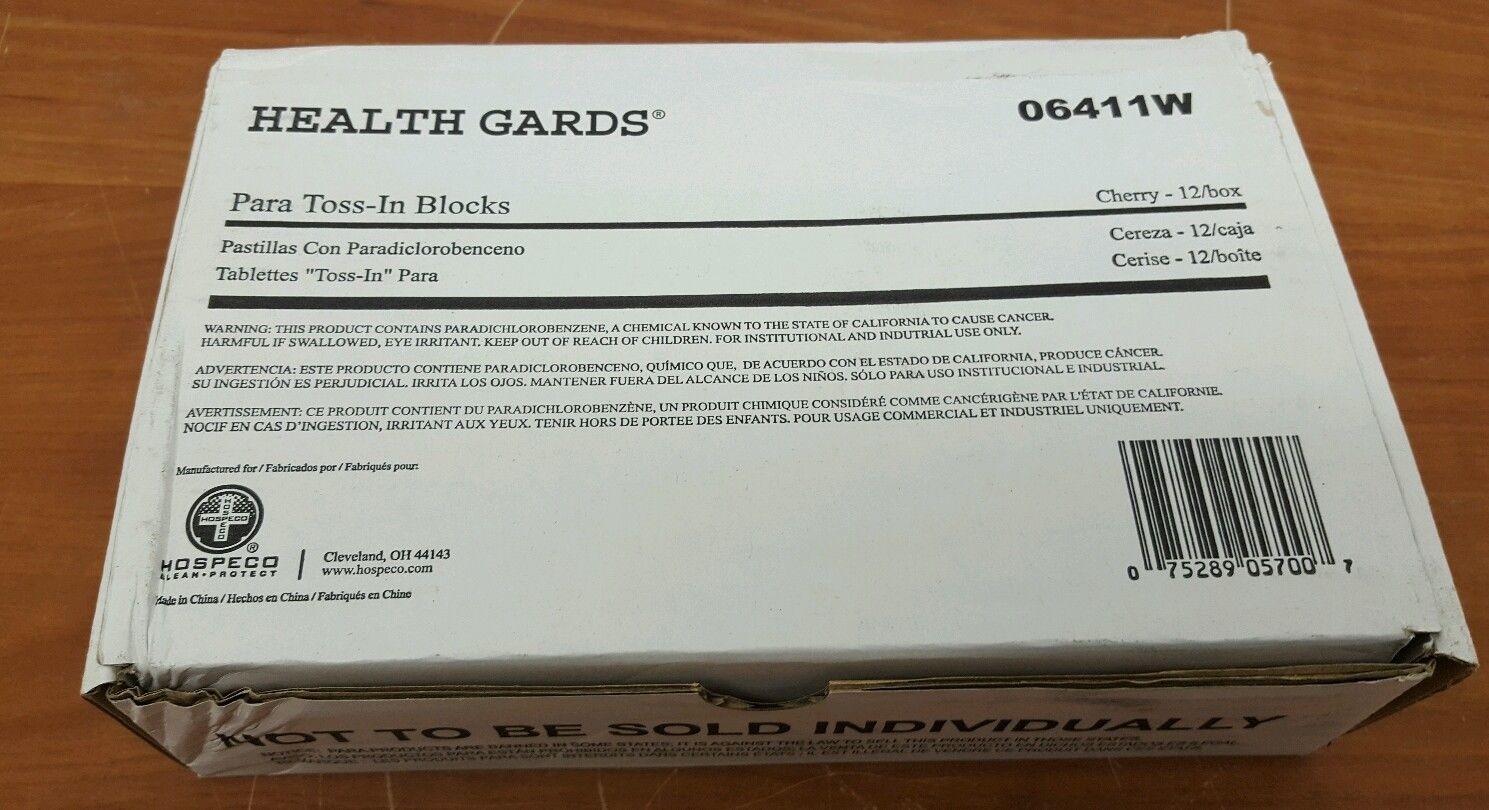 Hospeco Health Gards Para Toss In Cherry 06411W Box of 12