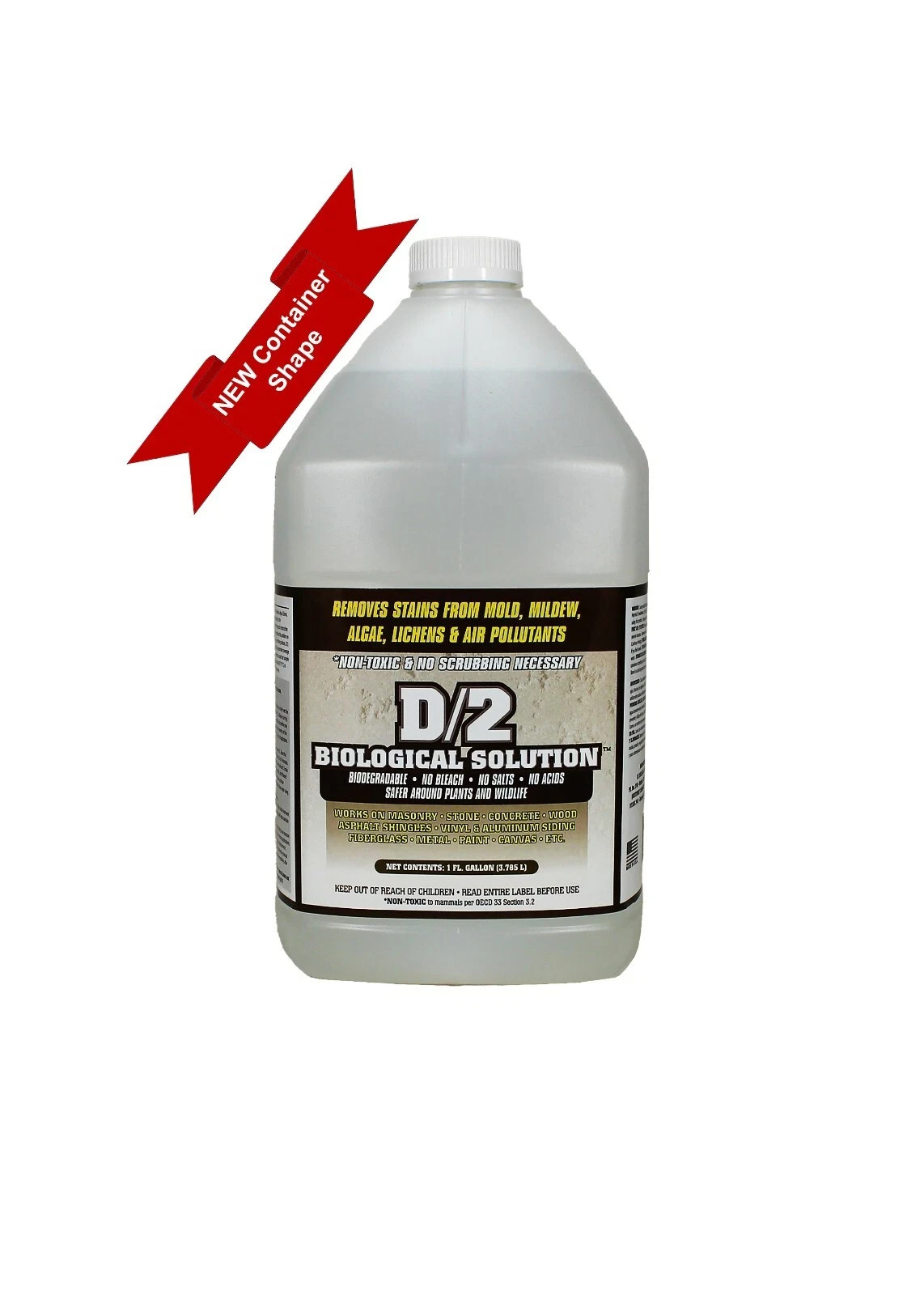 D/2 Biological Solution – 1 Gallon Size Free Shipping