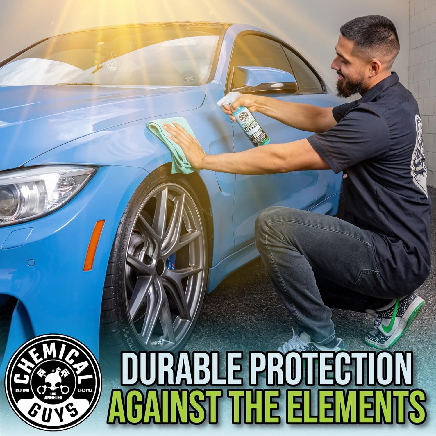 Chemical Guys Swift Wipe Sprayable Waterless Car Wash Spray – Spray and Wipe to