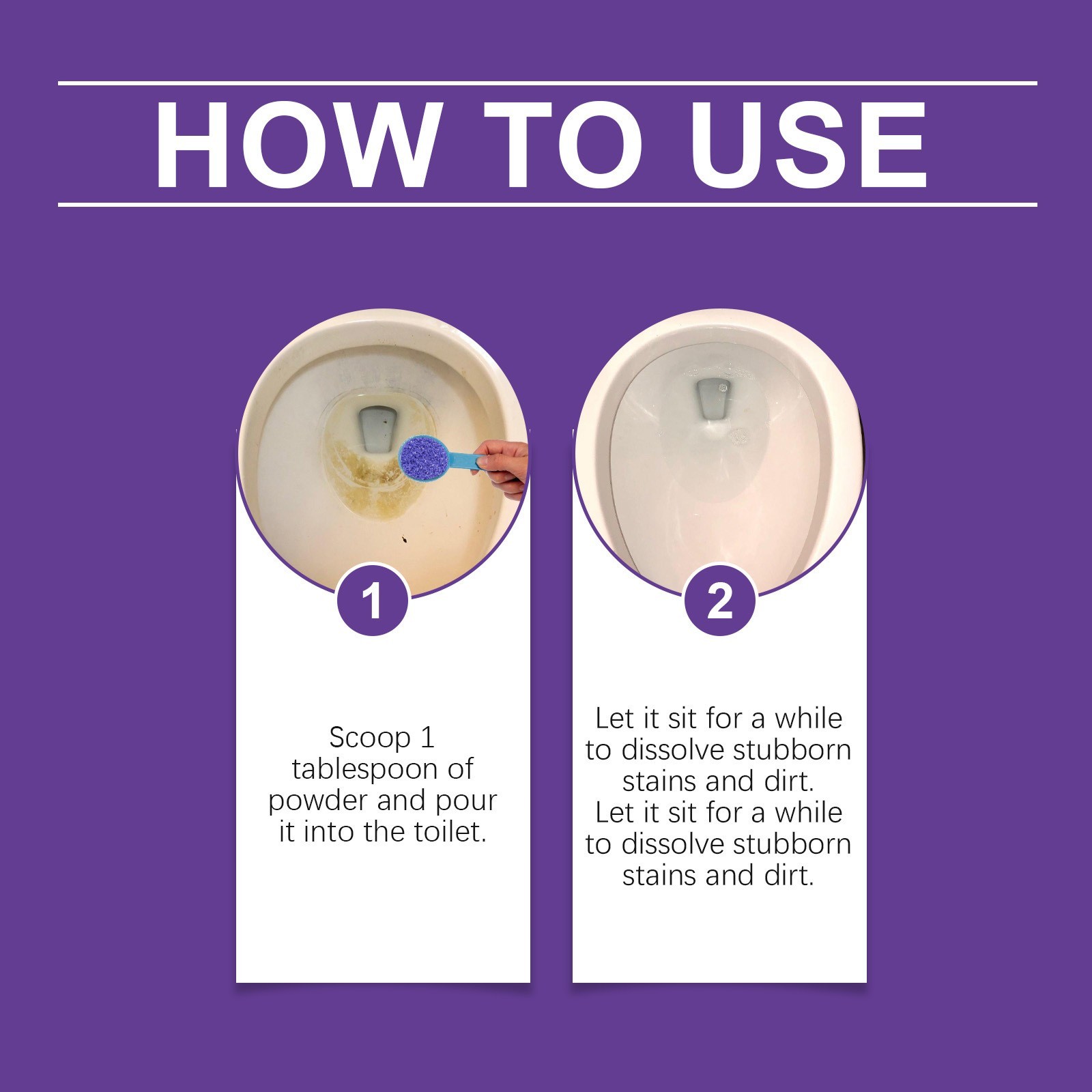 1/2/3 Bags 100g Fizzclean Toilet Foam Cleaner, Insta-Action Fizzclean Foam Clean