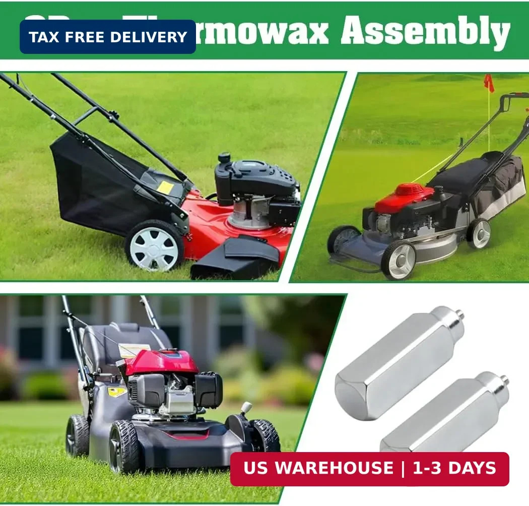 Upgraded 2Pcs Thermo Wax Assembly Replacement for Hon-da HRX217 HRR216 GCV160 GC