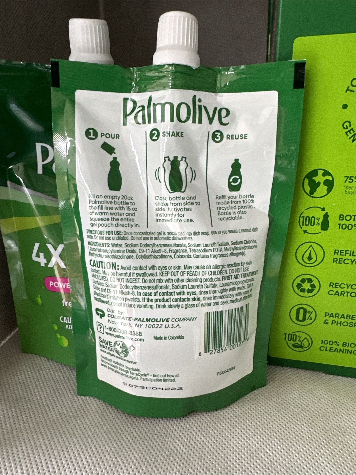 2 Palmolive 4X Concentrated Starter Kits, Fresh Citrus Scented, 2 Refill Packs✅