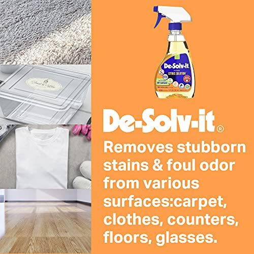 Orange-Sol De-Solv-It Citrus Solution – Odor & Stain Remover for Cloth, Wood,