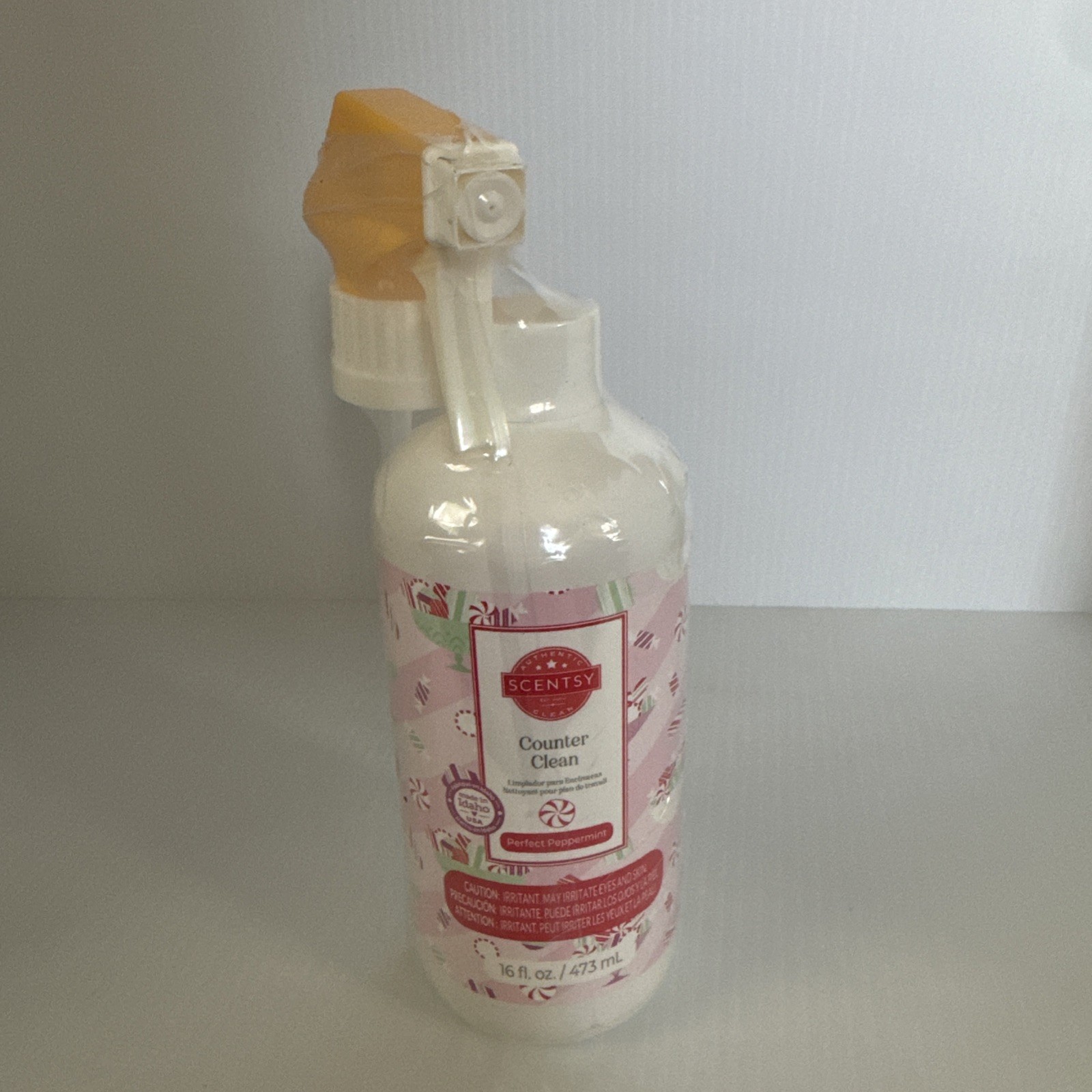 New & Sealed Scentsy Counter Clean Perfect Peppermint Scent Full Size 16 Fl Oz