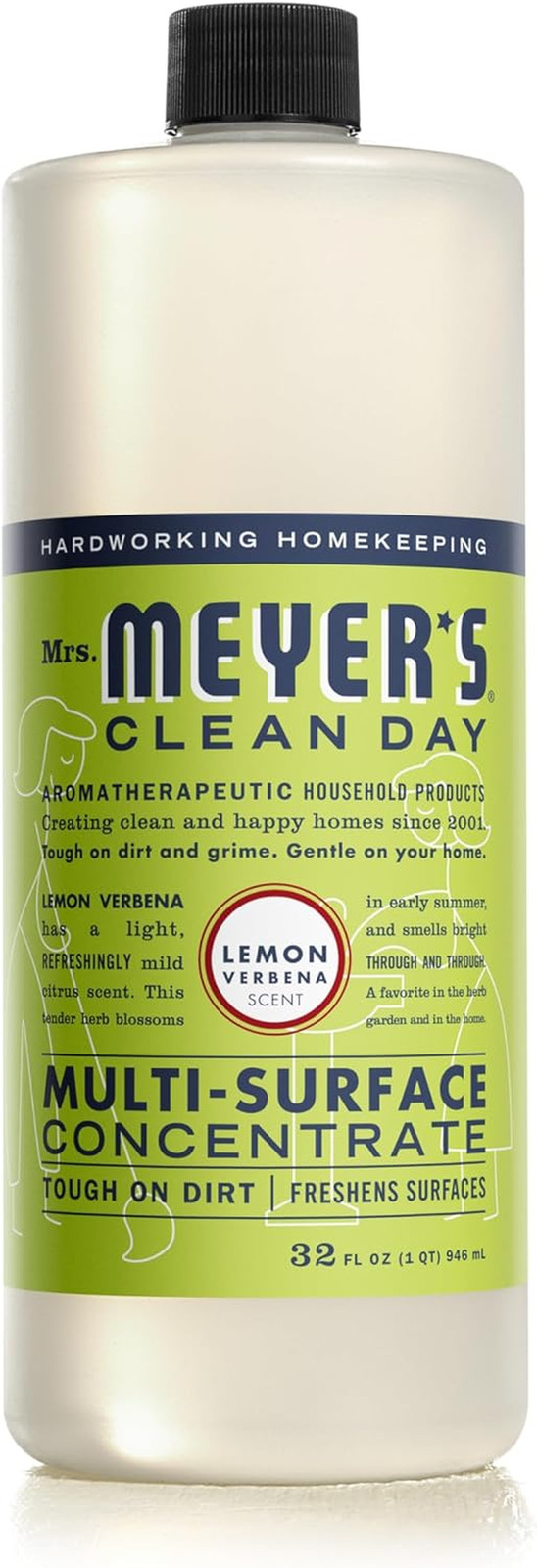 Mrs. Meyer’s Clean Day Multi-Surface Cleaner Concentrate Lemon Verbena 32 Fl. Oz