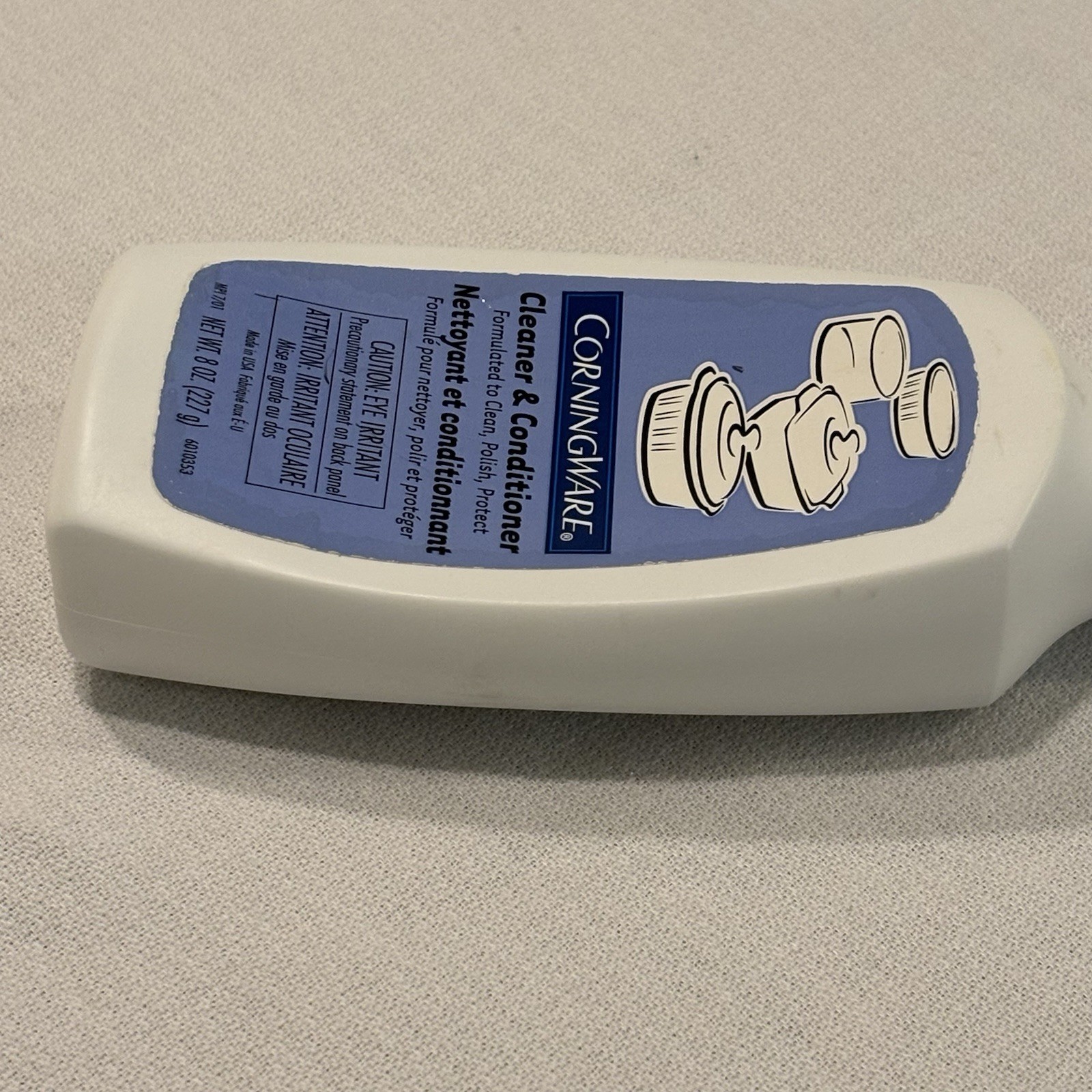 Corningware Cleaner & Conditioner 8oz Blue Polish Corelle Pyrex ALMOST FULL