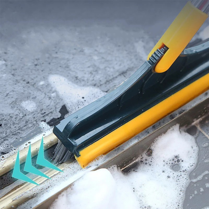 Bathroom Floor Scrub Brush Long Handle Tile Grout Wall Toilet Cleaning Brush
