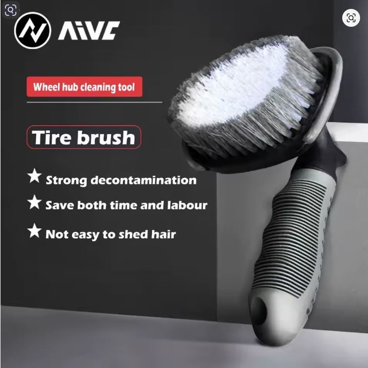 Portable Car Wheel Brush Tire Cleaning Brushes Hub Powerful Stain Remover Brush