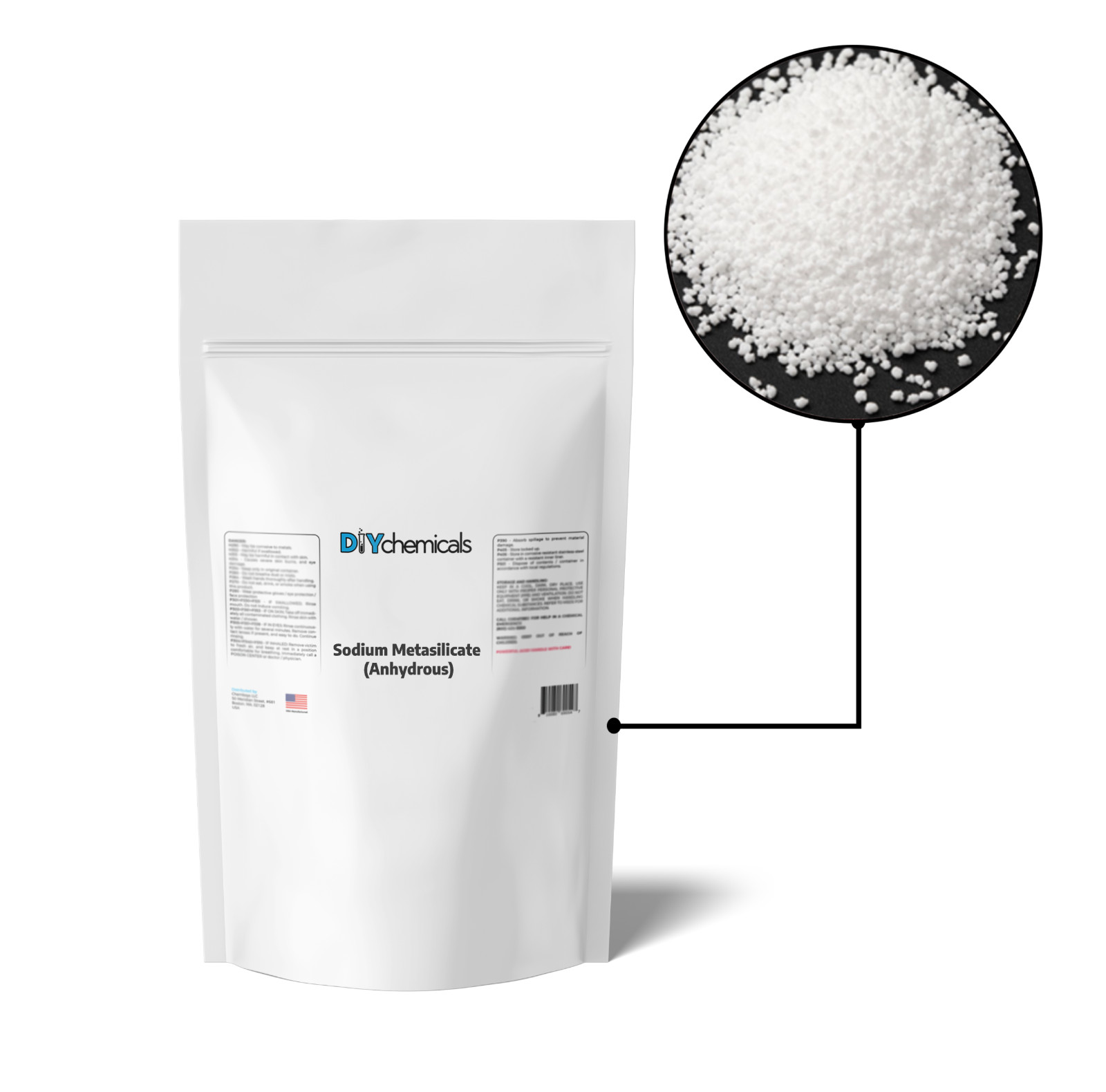 DIYChemicals Sodium Metasilicate (Anhydrous) 10lbs