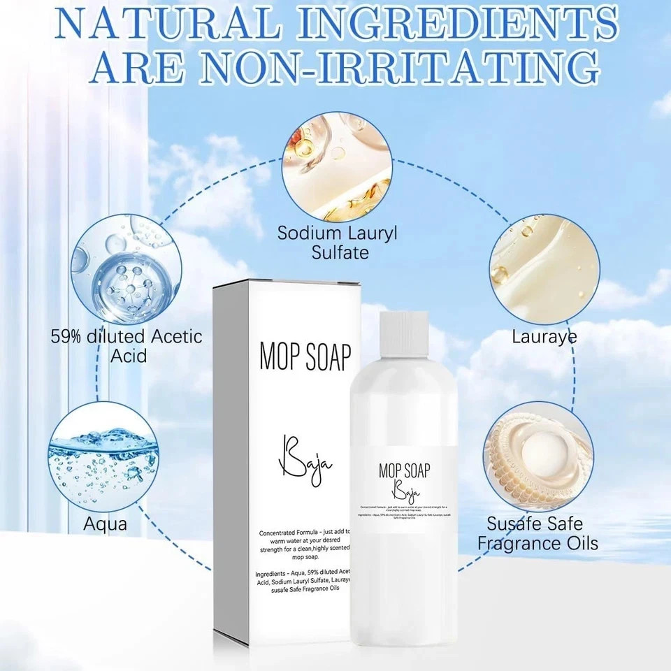 Mop Soap, Mop Soap Brazilian Wave, Natural Scented Mop Soap, Mop Soap For Flo…