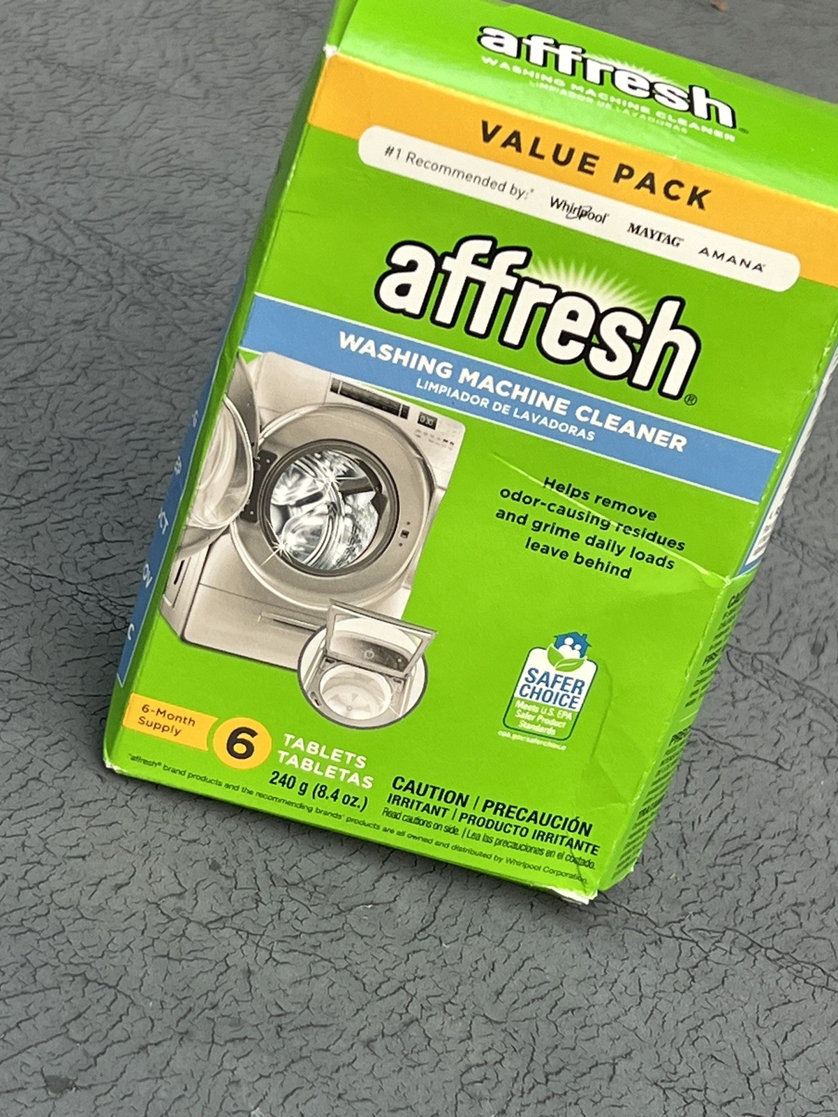 Affresh Washing Machine Cleaner Cleans Front Load and Top Load Washers Includ…