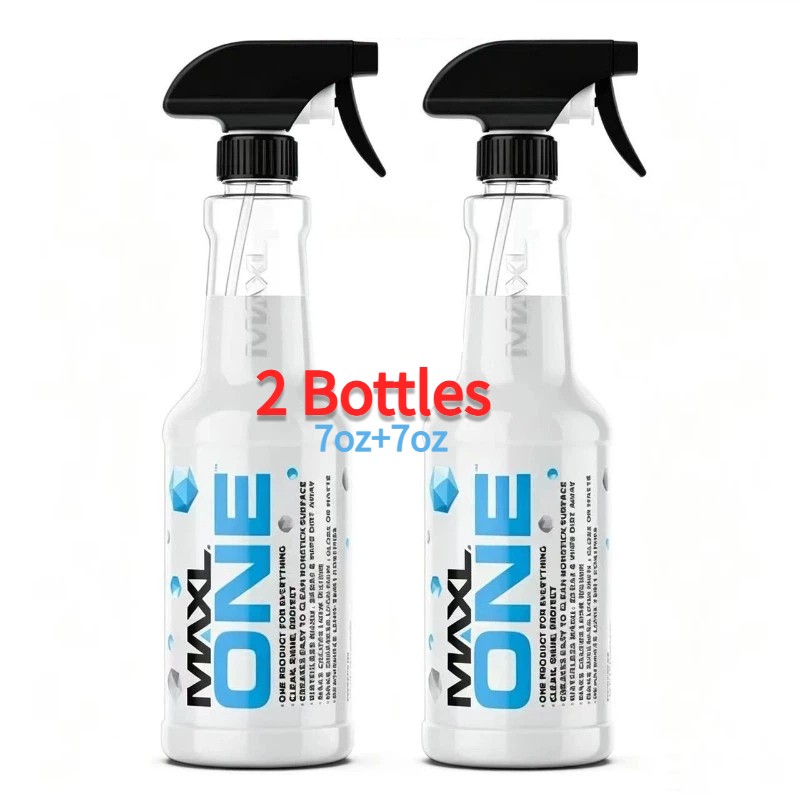2PCS MAXLONE 7oz Car Spray Triphene Quick Spray & Wipe All Purpose Waterless