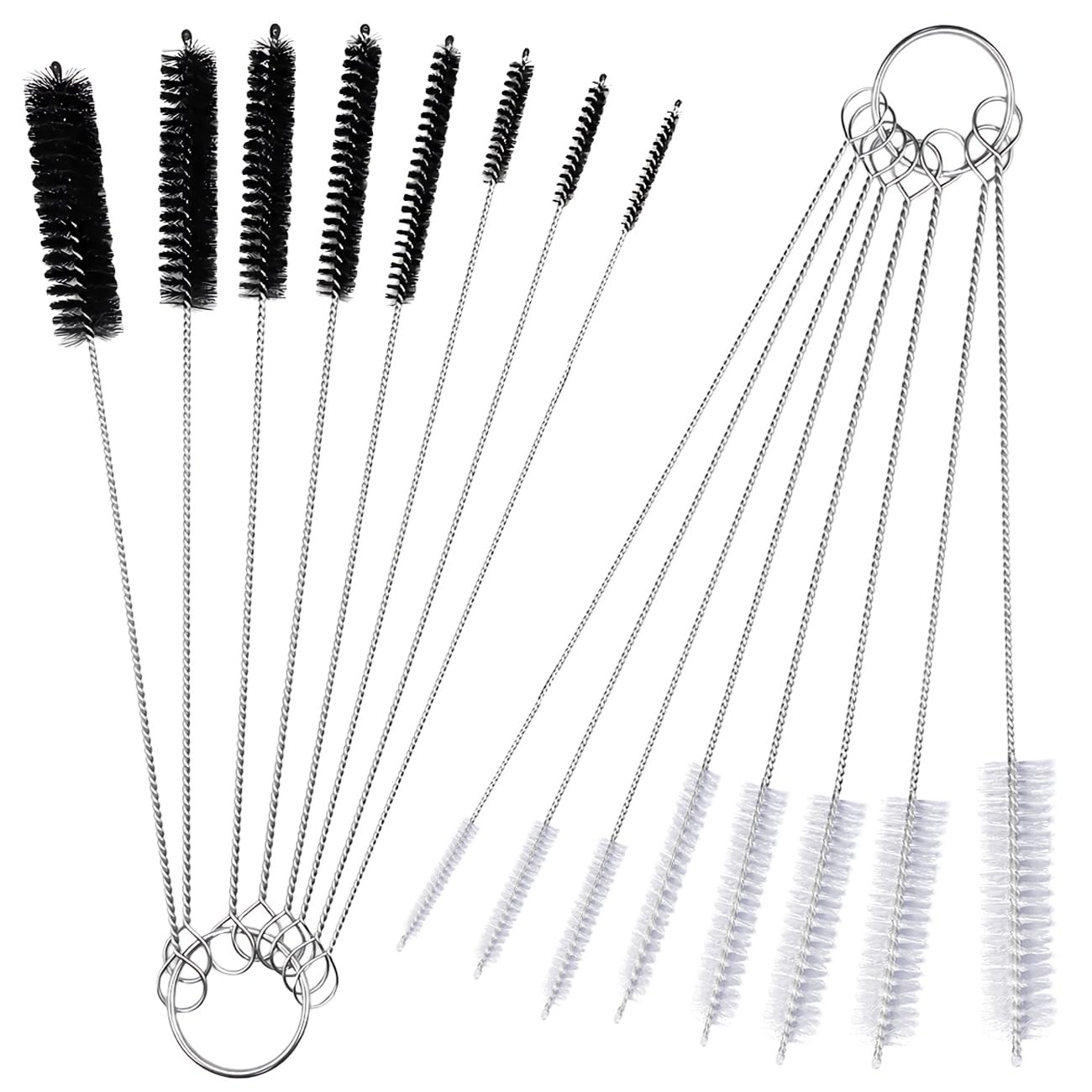 10 Pcs Wire Tube Brushes for Cleaning Pipe Tube Brass Brush Stainless Steel R…