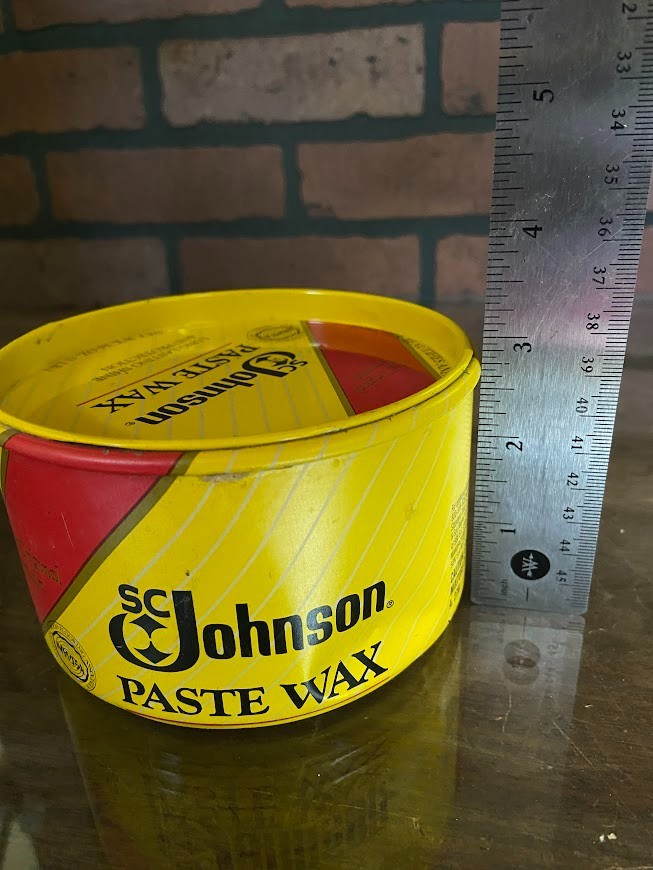 SC Johnson Wood Paste Wax Original Formula 16oz Open/Used