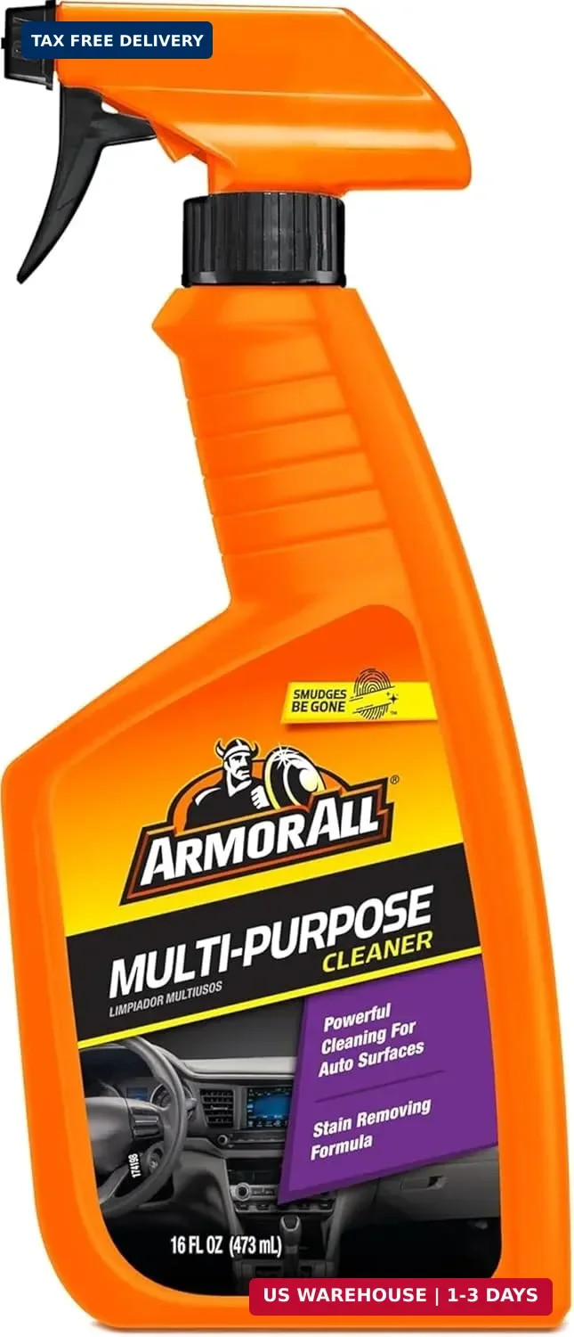 Armor All Multi Purpose Cleaner, Car Cleaner Spray for All Auto Surfaces, 16 Fl
