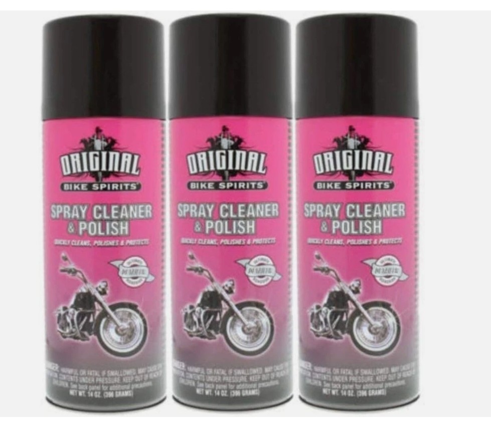Original Bike Spirits Spray Cleaner and Polish – 14 oz (3 Count)