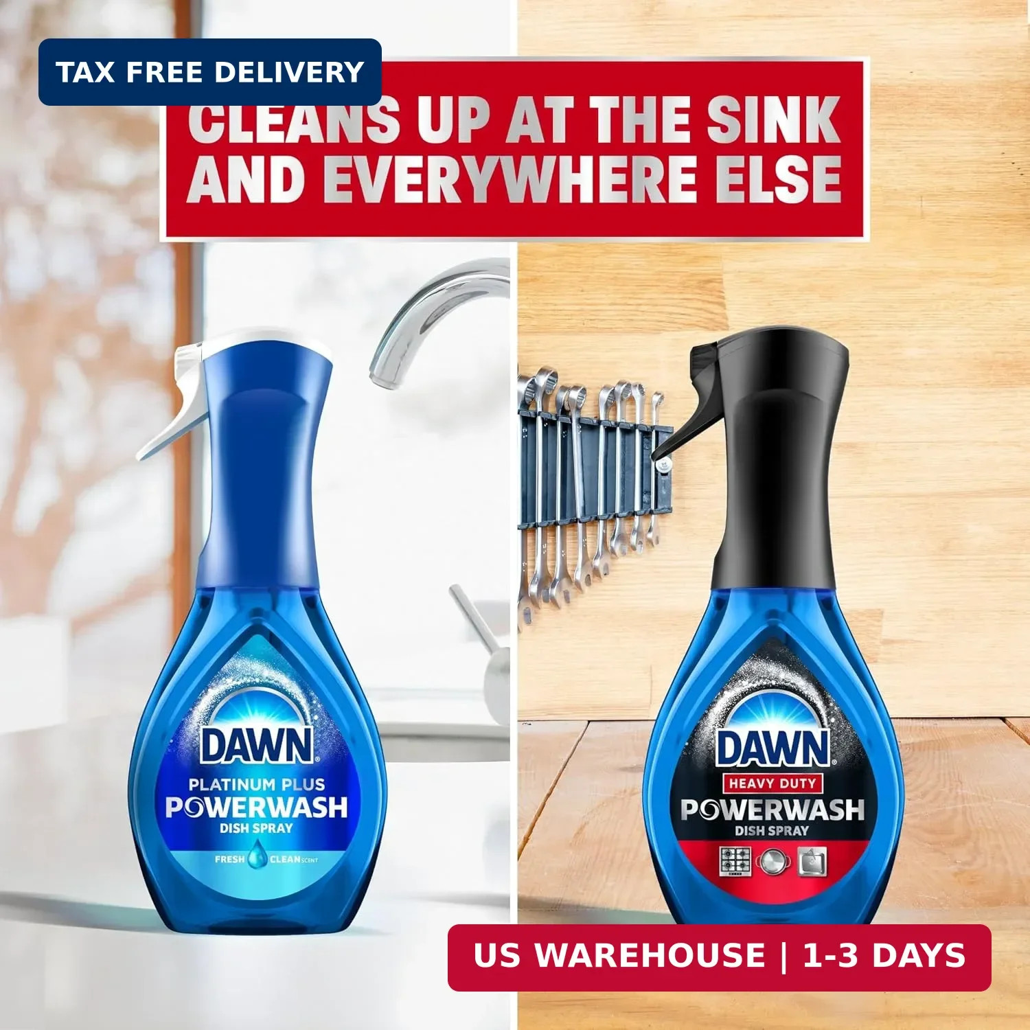 Powerwash Heavy Duty Dish Spray All-Purpose Cleaner and Degreaser, 16 oz. S