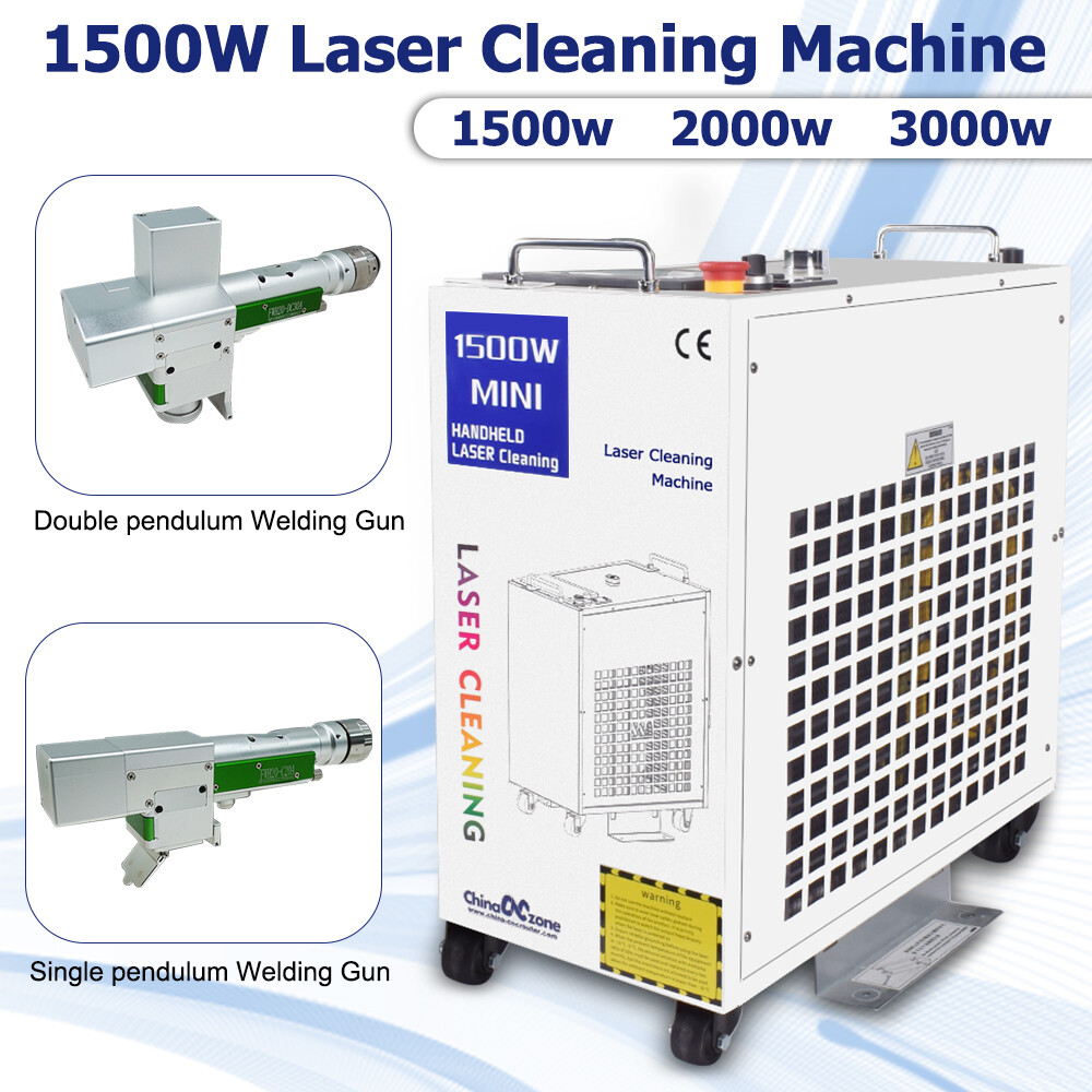 🔥 1500W Laser Rust Removal Tool Laser Cleaning Machine Remove Oil Paint 【IN US】