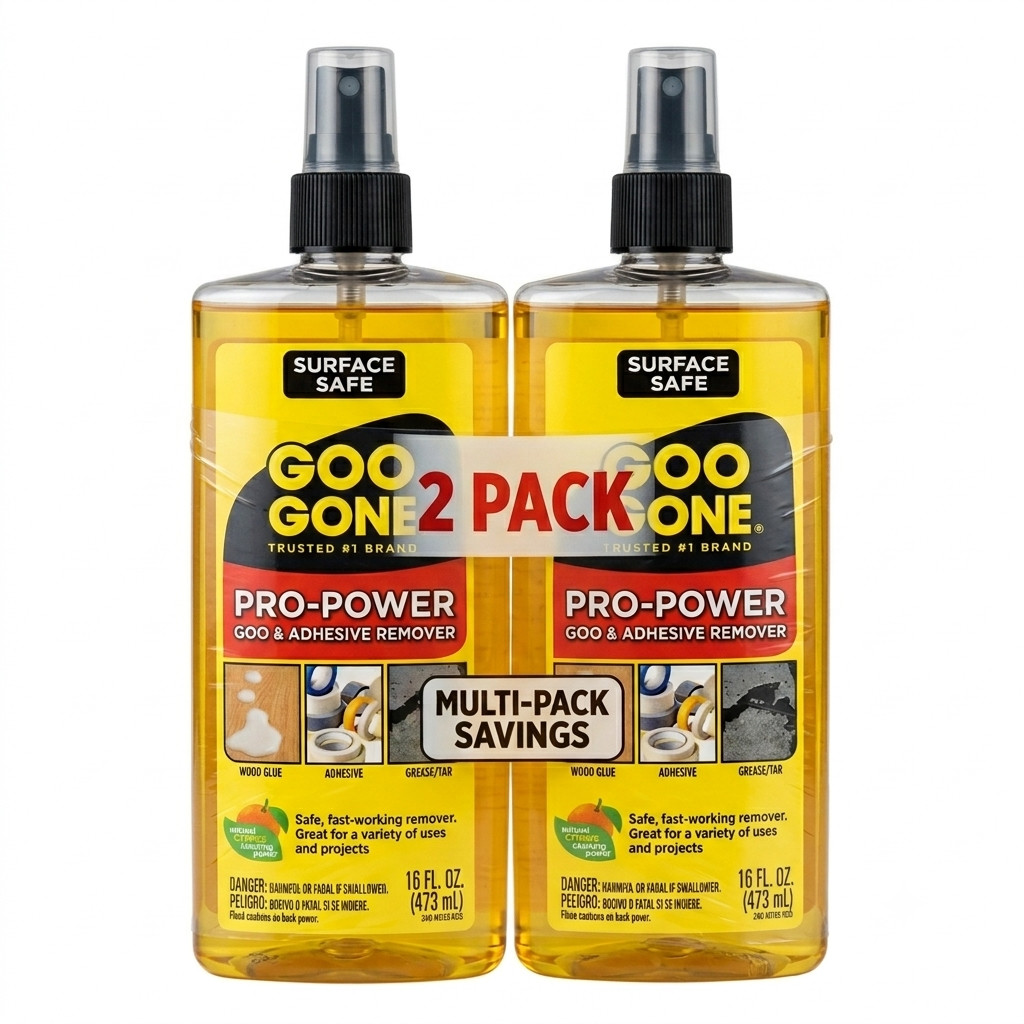 2 pack Goo Gone Pro-Power Goo & Adhesive Remover Pump Spray, Citrus-Based, 16 oz