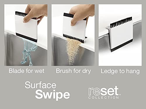 Kohler White Kitchen Sink Squeegee & Countertop Brush