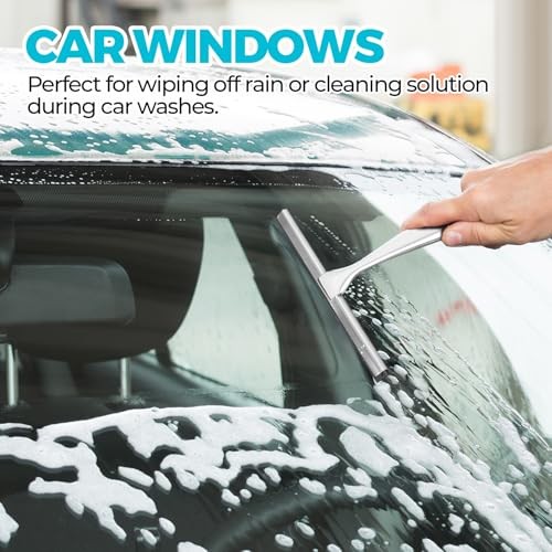 12 Inch All Purpose Shower Squeegee for Doors Tile Walls Bathroom Window Glass