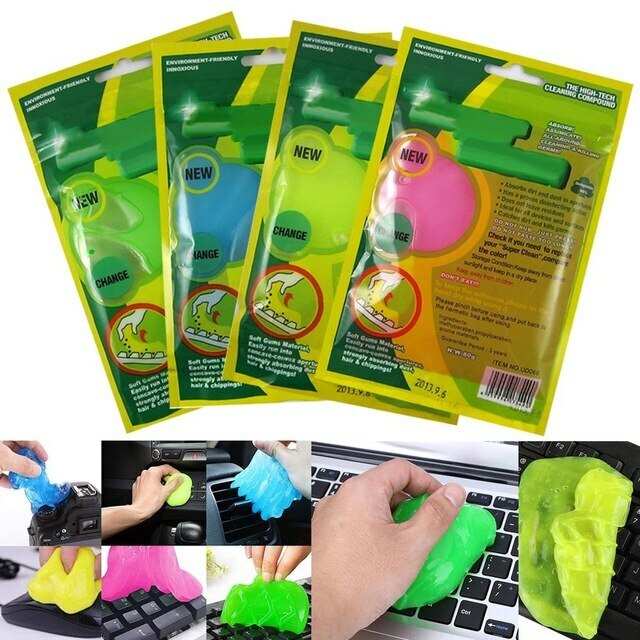 Super Clean Gel High Tech Cleaning Compound Catch Dirt and Kills Gems 3 Packs