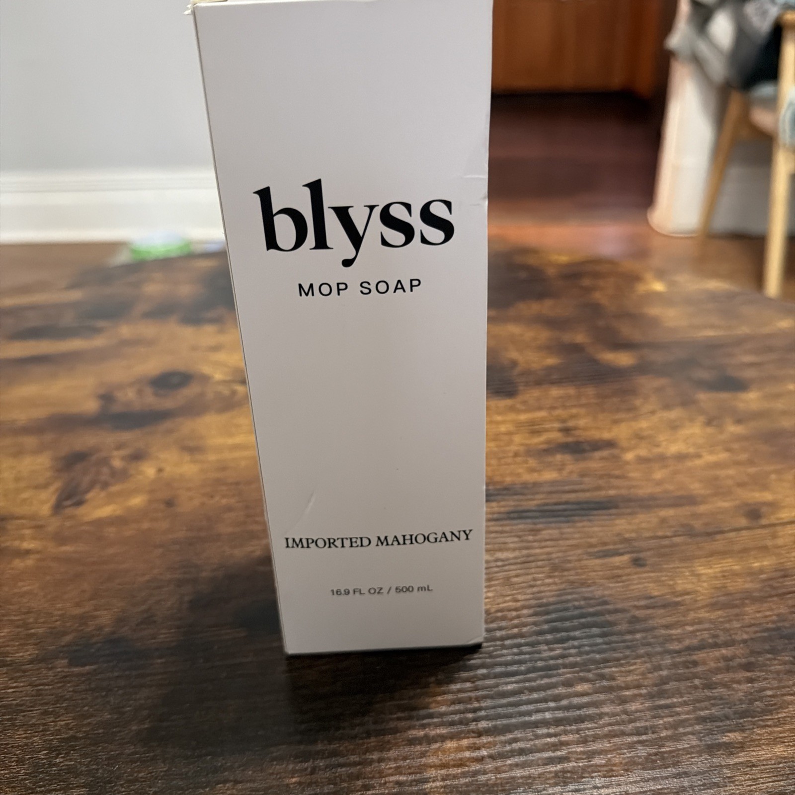 Blyss Mop Soap Concentrate Imported Mahogany 16.9 Fl Oz Exp 01/11/2028