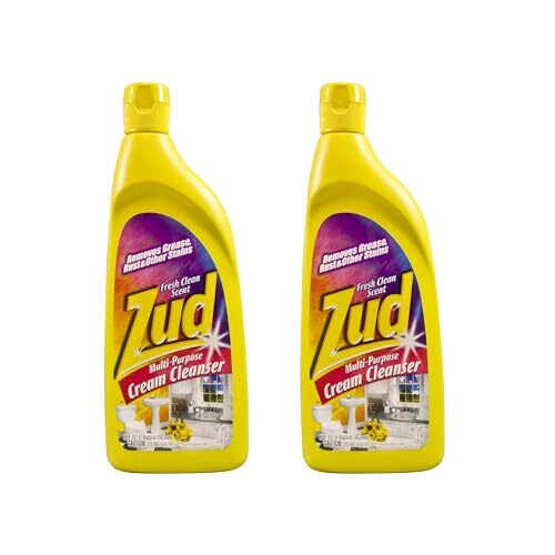 Zud Cream Cleanser Bleach Free Bathroom Cleaner 19 Fl Oz Pack of 2
