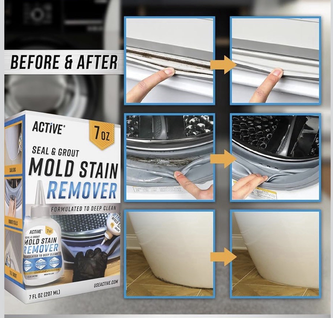 Active Seal & Grout Mold Stain Remover, 7 fl oz