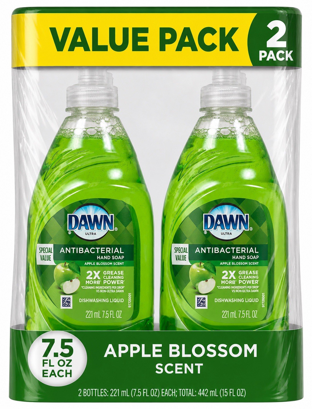 DAWN ULTRA APPLE BLOSSOM SCENTED HAND AND DISH SOAP 7oz- 2 PKFAST SHIPPING🔹🔹