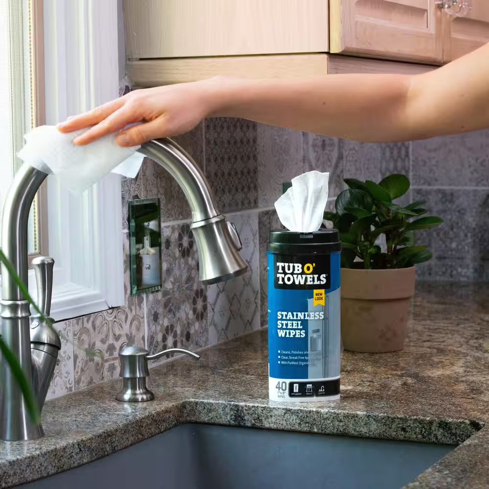Stainless Steel Cleaning Wipes