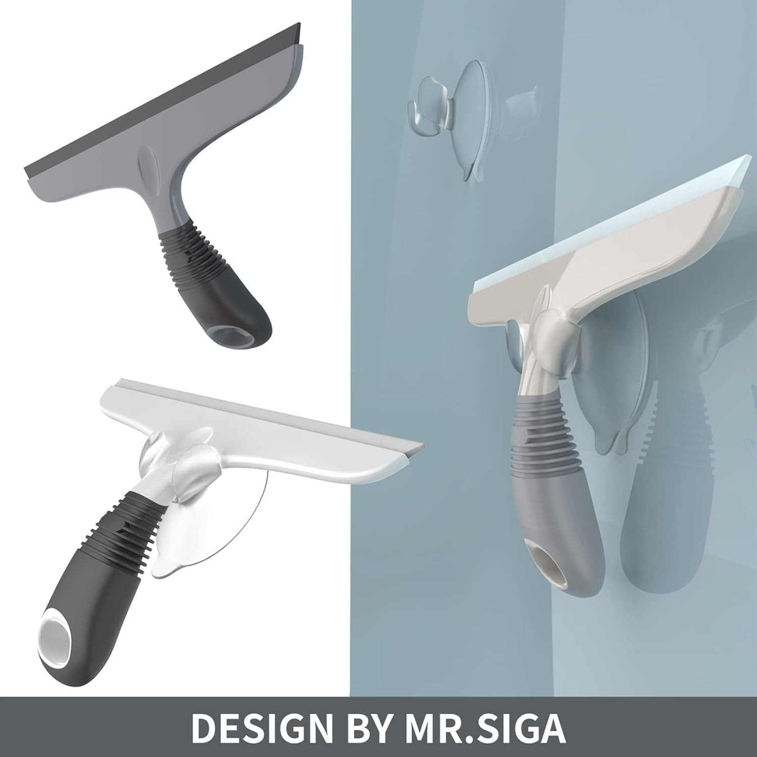 MR.SIGA 10in Silicone Squeegee Glass Shower Car Tool