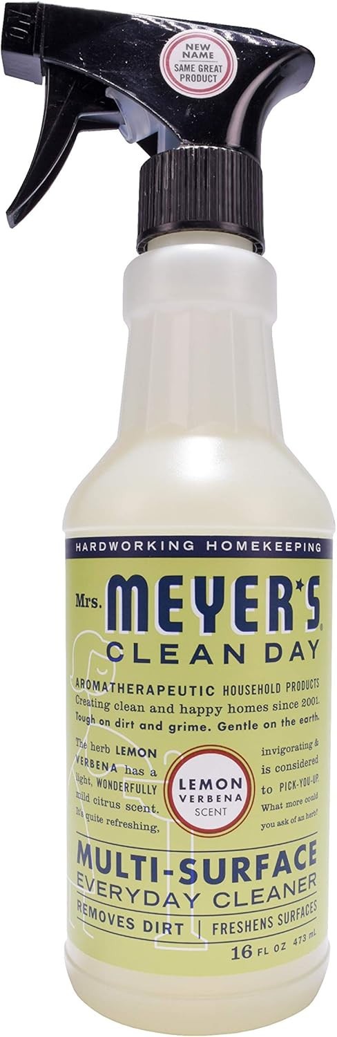 MRS. MEYER’S CLEAN DAY All-Purpose Cleaner Spray, Lemon Verbena, 16 fl. oz…
