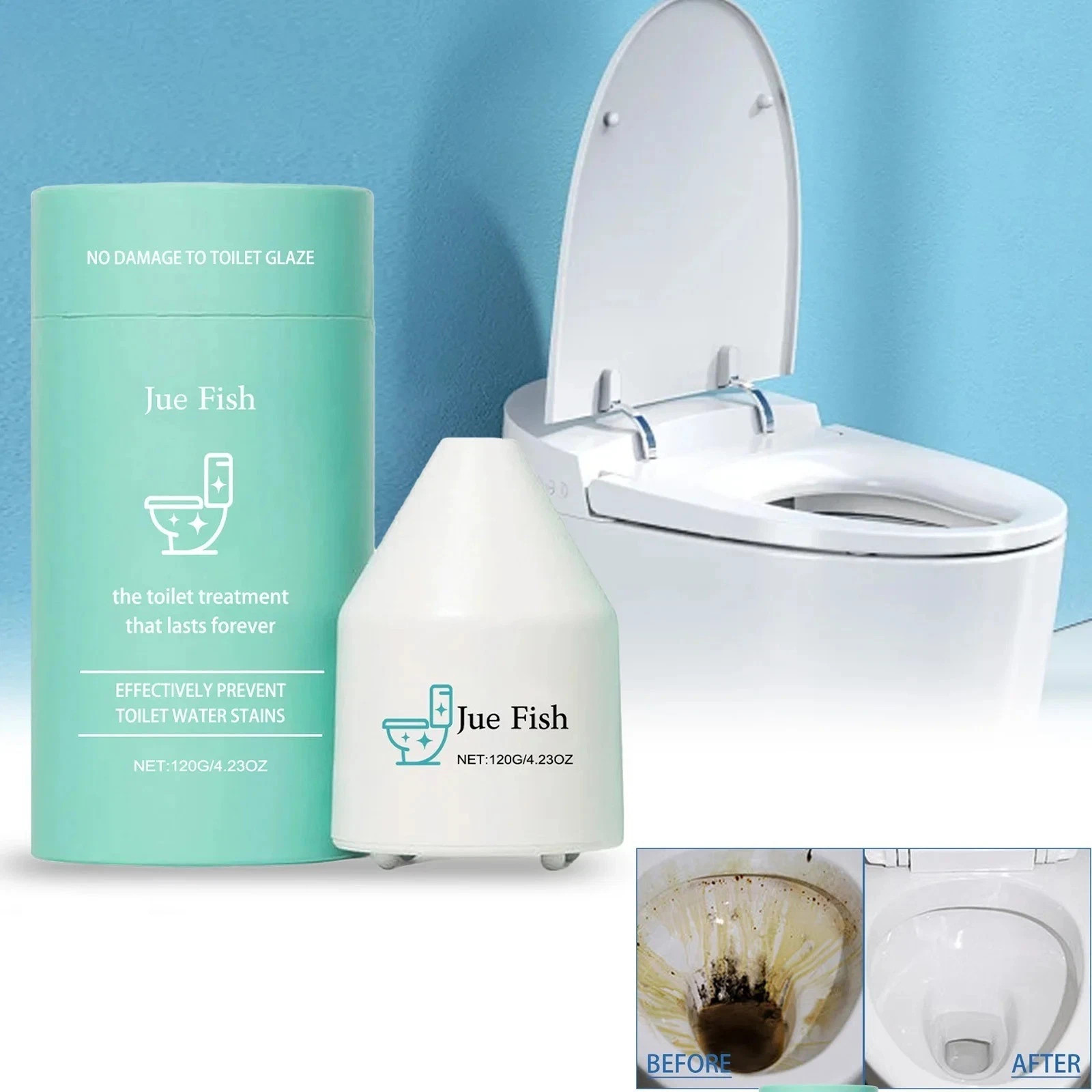 Krazy Klean Pro Toilet Bowl Cleaner, Crazy Klean Toilet Cleaner, Automatic Re.