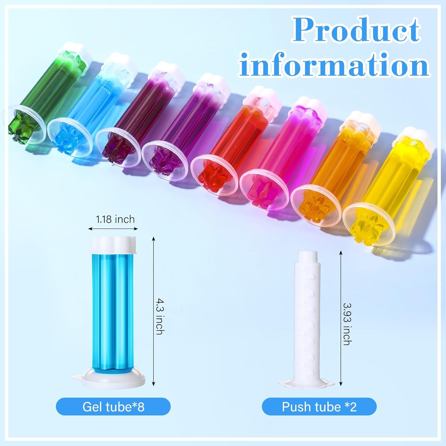 Toilet Bowl Gel Stamps 8 Pcs Flower Scented Cleaner Stain Remover Stickers