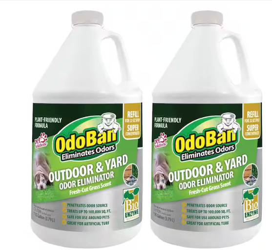 1 Gal. Outdoor and Yard Odor Eliminator Refill (2 Pack)