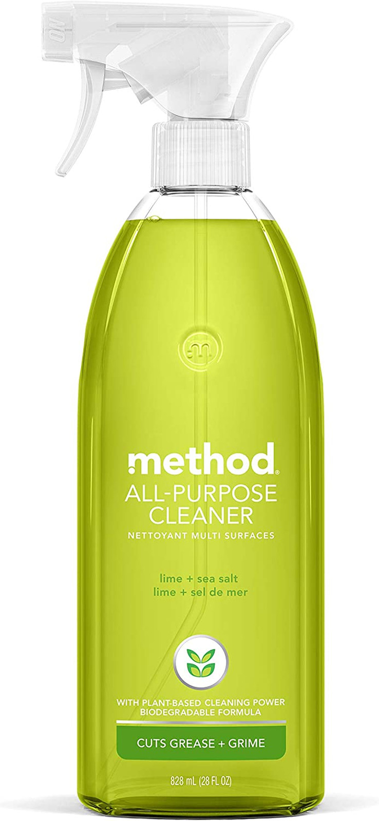 Method All-Purpose Cleaner Spray, Lime + Sea Salt, Plant-Based and Biodegradable