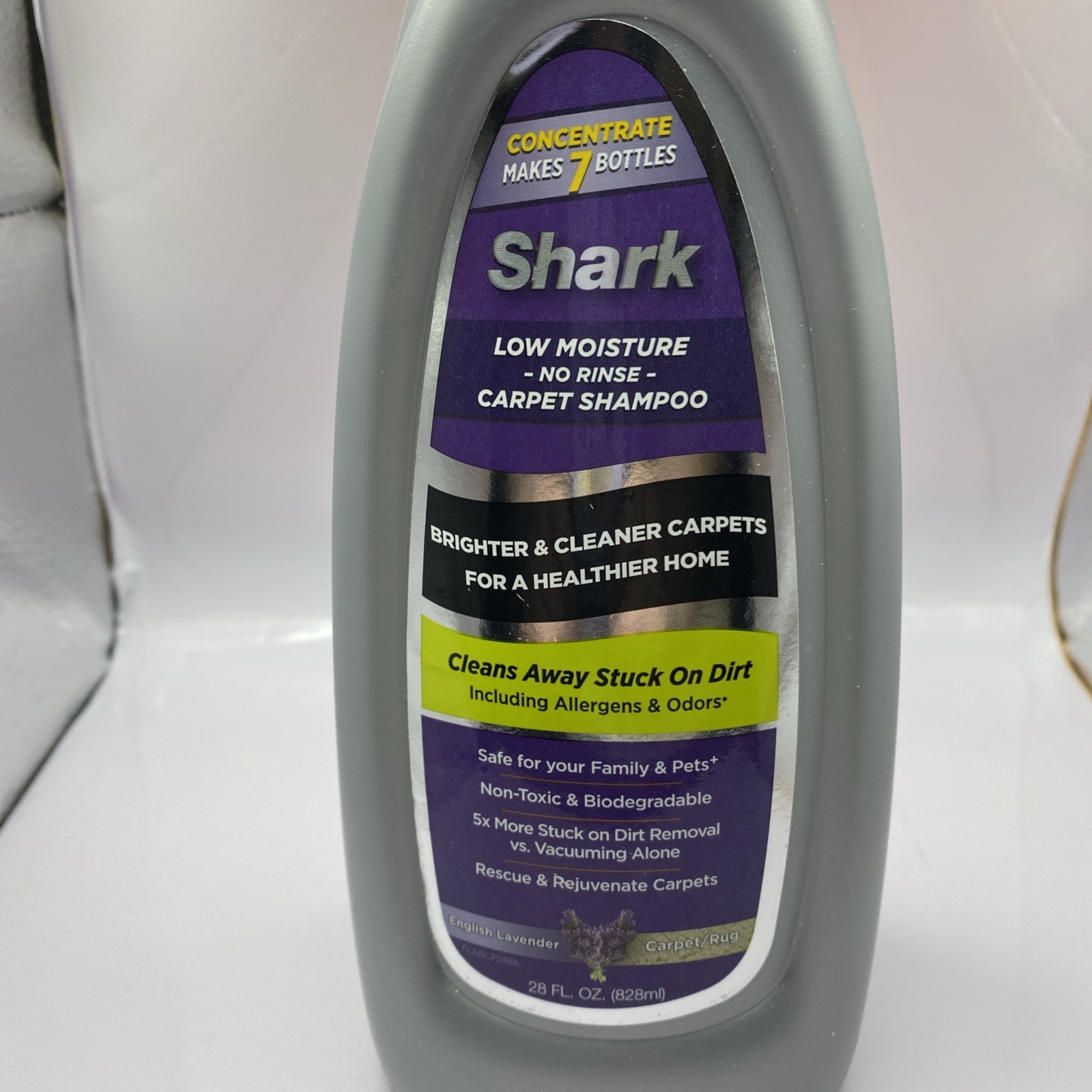 Shark Low Moisture No Rinse Carpet Shampoo English Lavender 28 fl oz 80%