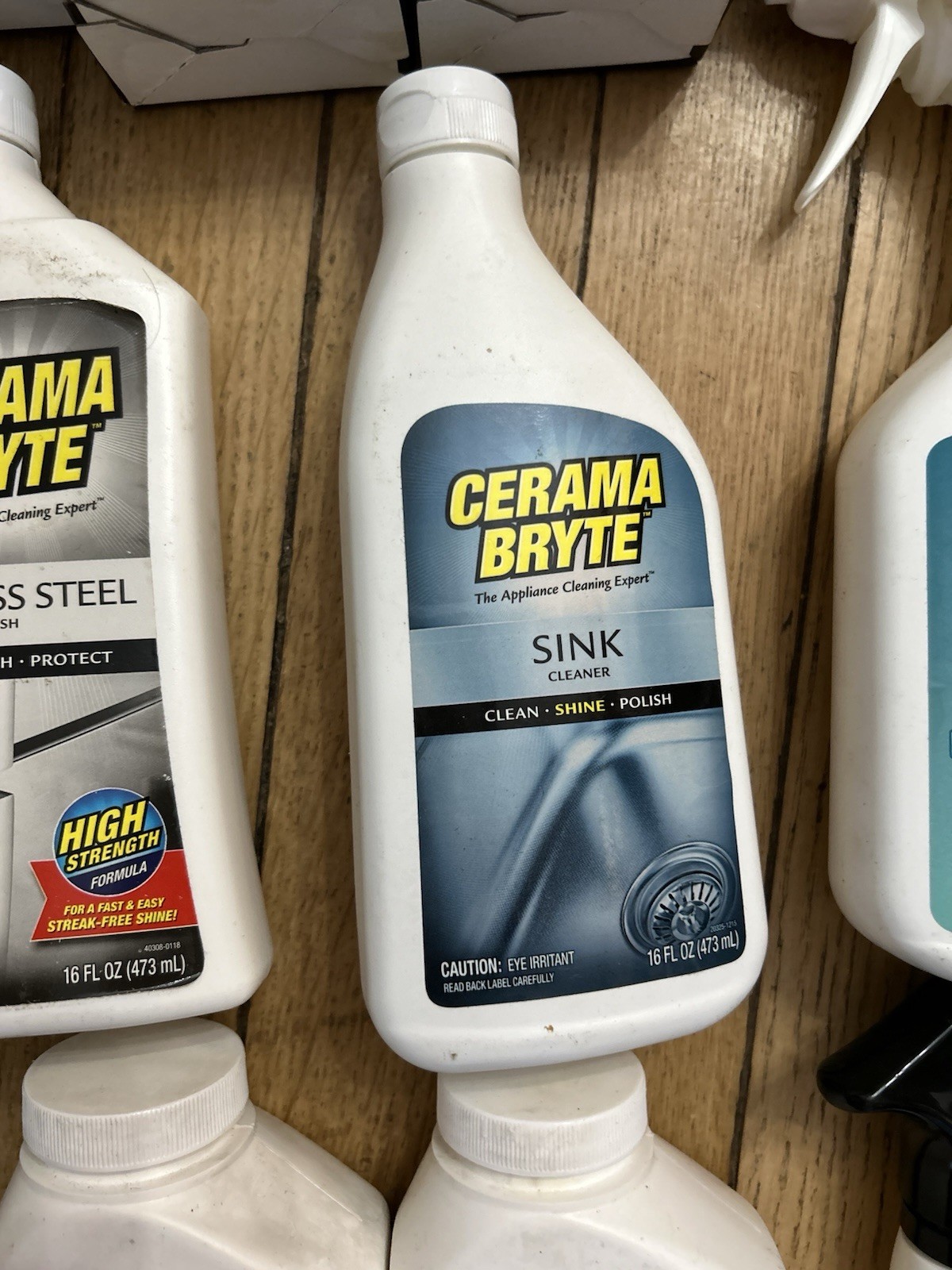 NEW Lot Of 22 Cerama Bryte Cleaning Supplies Stainless Steel Dishwasher Sink