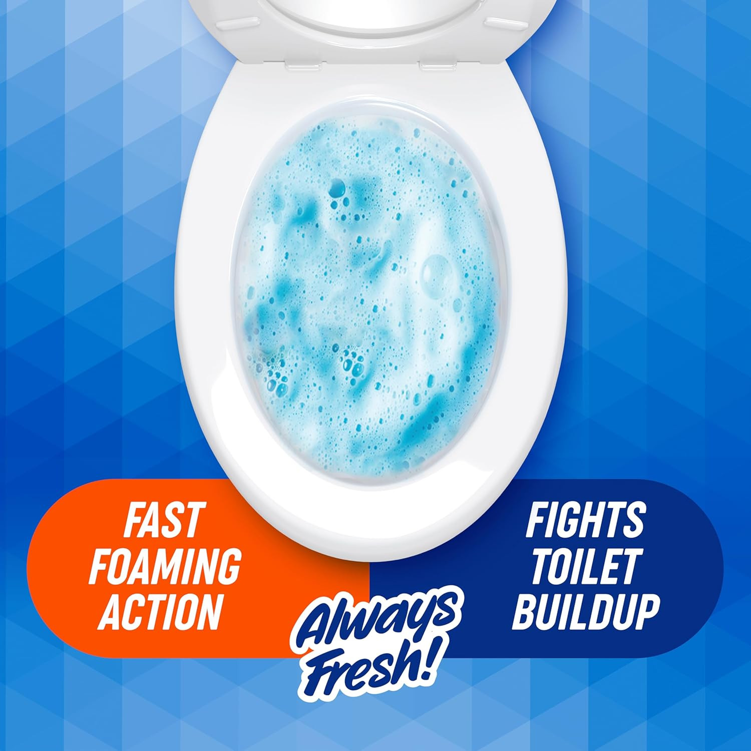 Ultra Foam Toilet Bowl Cleaner – Provides Up to 8 Cleans – Citrus Scent – Fights