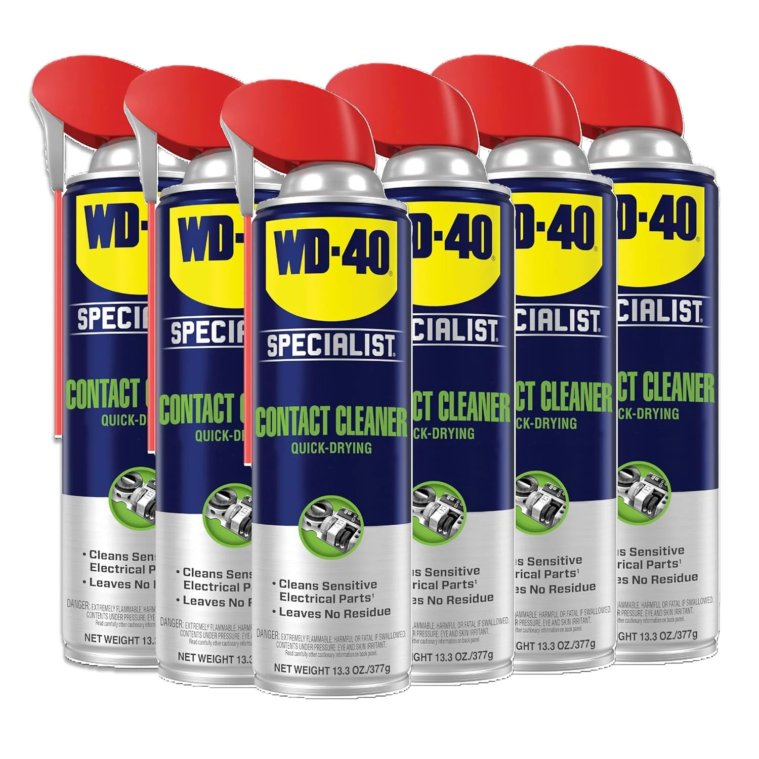 WD-40 Specialist® Contact Cleaner for Metal, Plastic, Rubber, Electrical Contact