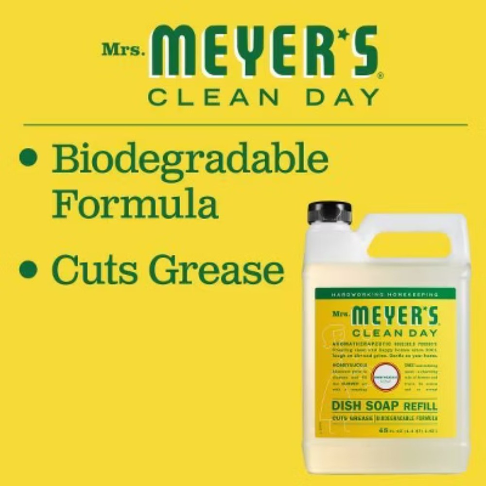 Mrs. Meyer’s Clean Day Honeysuckle Scent Liquid Dish Soap new